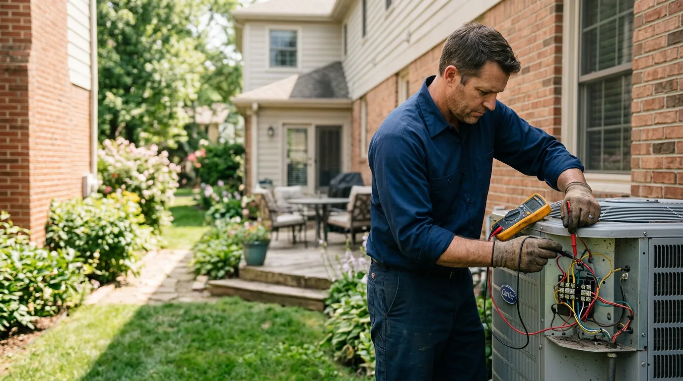 HVAC technician working near Ocean Springs, MS